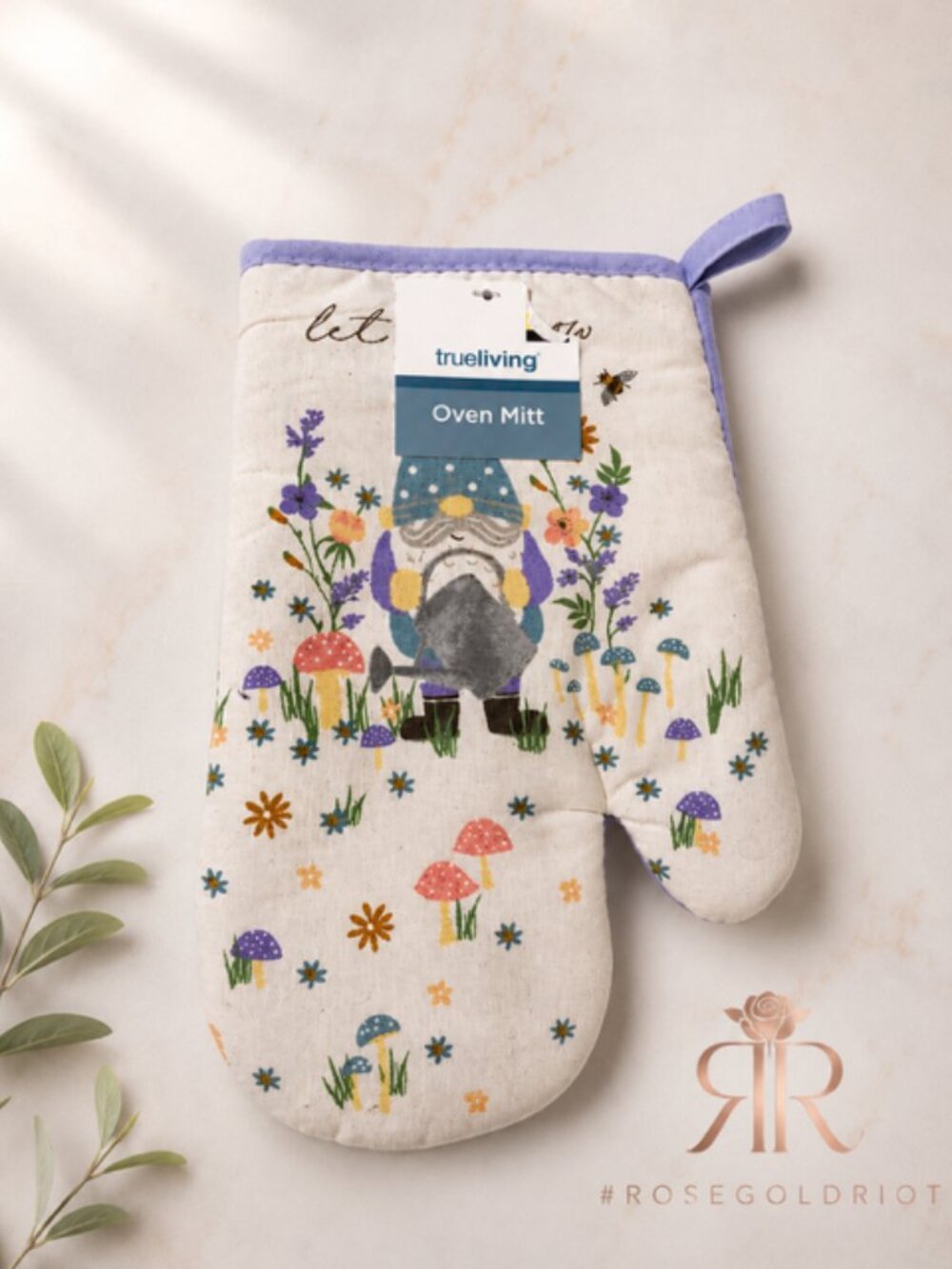 💜 Lavender Quilted Oven Mitt 💜
